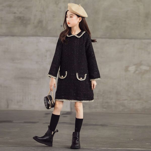 

autumn winter 2020 and girls' korean drs new doll collar clip cotton fragrance skirt ua26bbi7, Red;yellow