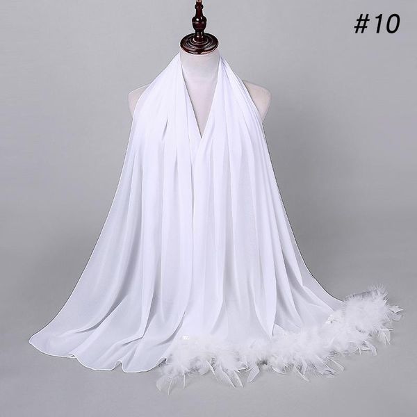 

new plain chiffon hijab women scarves handmade feather fashion shawl headwear wrap headscarf scarf foulard scarf 15 colors wmthgc bdesybag, Blue;gray