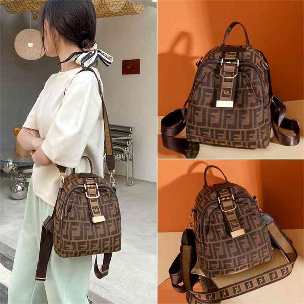 

outlet sale 80% off 2022 canvas backpack autumn printed letters large capacity women's bag leisure trend backpack