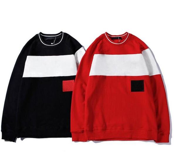 

21s fashion hoodies men pullover hoodie long sleeve casual sweatshirt letter embroidery autumn winter womens mens clothing, Black