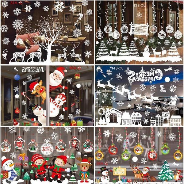 

2021 последняя наклейка noel главная 2021 2020 fengrise window merry christmas navidad cristmas декор xmas gift happy new year 2021 новый но