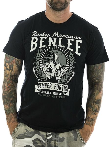 

benlee t-shirt lucius 190665 schwarz neu mnner - herren t-shirt sport hooded sweatshirt hoodie