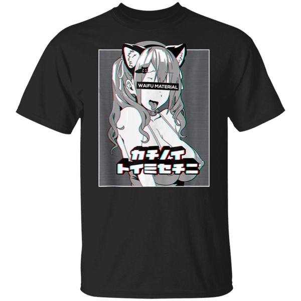 

ahegao t-shirt lewd anime shirt and neko cosplay black t-shirt m-xxxlp retro o neck tee shirt sport hooded sweatshirt hoodie