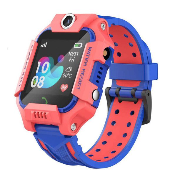 

smart q19 children's multi watch positioning lingual two way communication depth waterprooffs7m, Blue