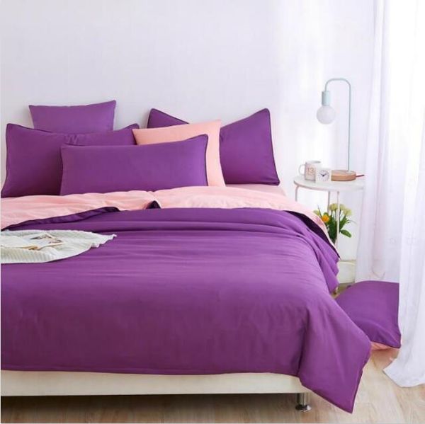 Billig Bettwäsche Netto Celebrity Hautfreundlich Reine 100% Baumwolle Quilt Cover Blace Haushalt Four-Stück Set