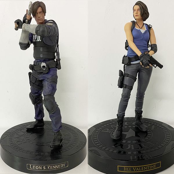 

jill valentine figure game biohazard character re:3 jill valentine figure leon scott kennedy action figures model toy 1008
