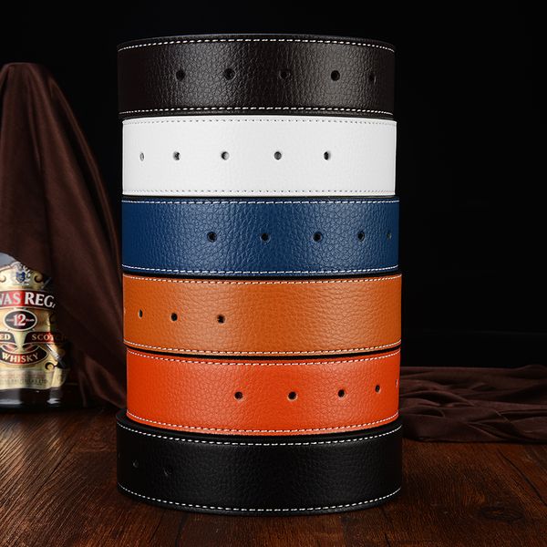 

belts mens belt fashion belts men leather black business belts women big gold buckle womens classic casual ceinture with box, Black;brown