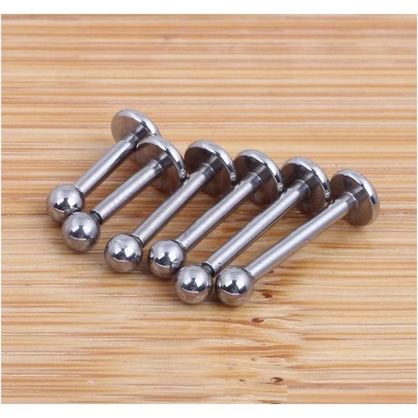 

set of 60 lip tragus helix ear labret monroe bars studs 1.2mm 2.5mmball 6/8/10mm body je sqchomes2007, Black
