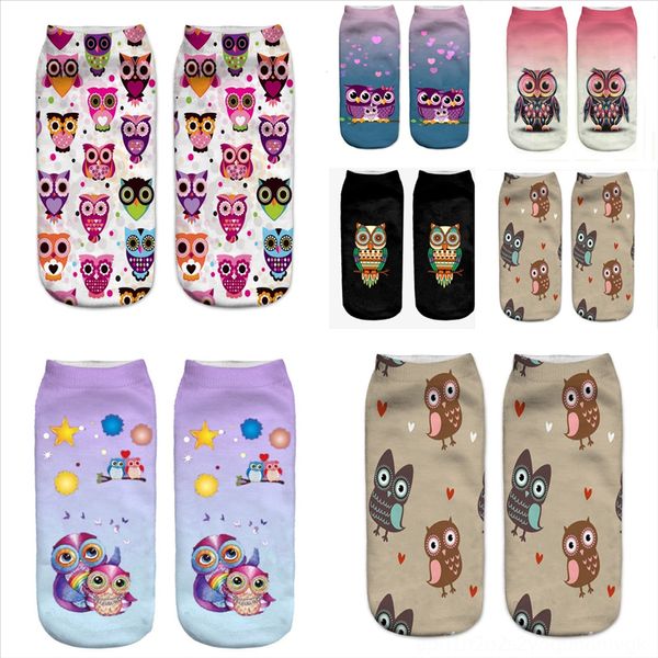 

qzop3 lovers socks owl colors diamond board black and white polka dot sock socks color diamond men gradient women animal print hip hop