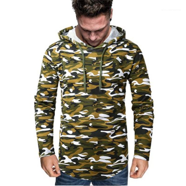 

designer male spring autumn belt hooded pullover clothes man camouflage hooded sweatshirt fashion trend new long sleeve casual hoodies, Black