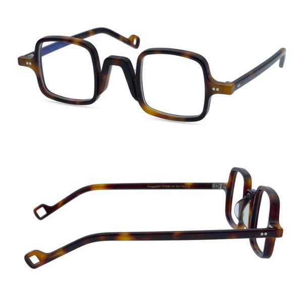Mens Óculos ópticos óculos vintage quadro marca mulheres pequenos quadros quadrados retro quadrado miopia óculos óculos com lente clara
