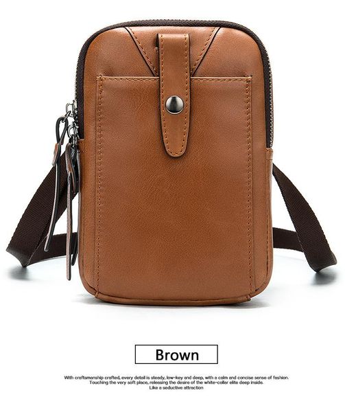

male tote brown crossbody bags fashion man vintage leather messenger bag male cross body shoulder business brown bags for