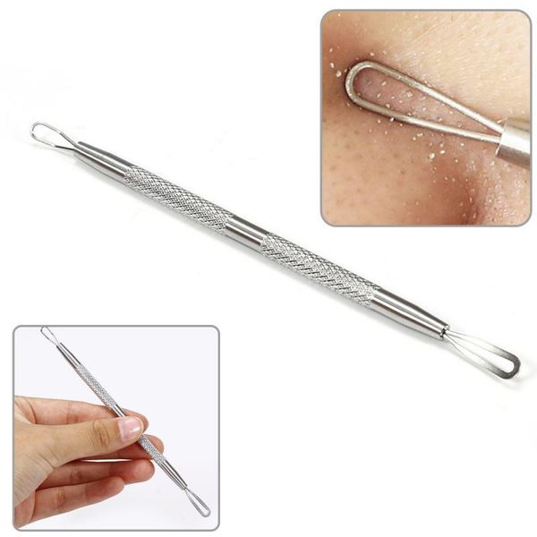 

1 pcs stainless steel acne removal needle pimple blackhead for face removing black dot cleaning pores blackhead & blemish remove