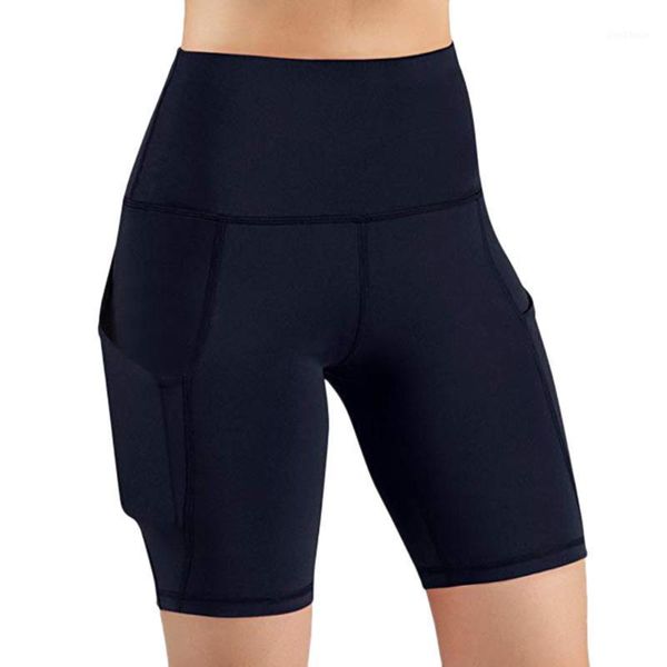 

yoga outfits sports shorts soft breathable women gym workout waistband skinny fitness outdoor running pants sportswear1, White;red