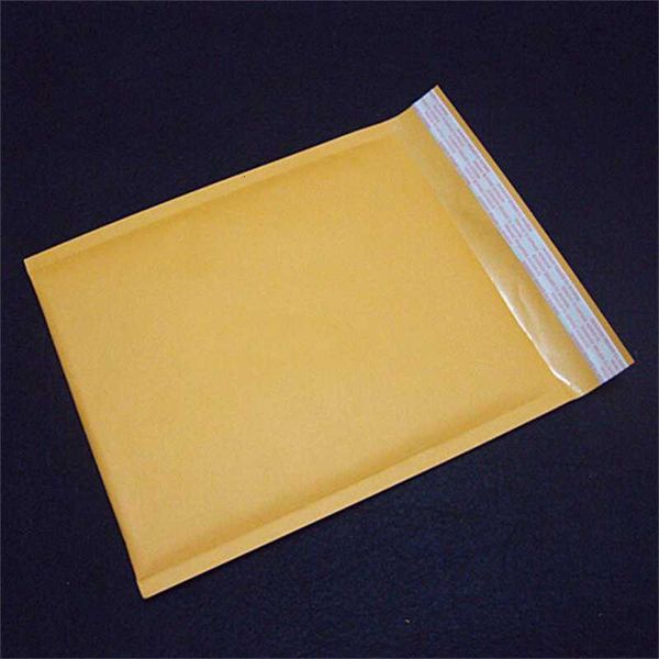 

paper yellow wholesale- 90x130mm peerless kraft 10 pcs/set bubble envelopes gifts package mailers
