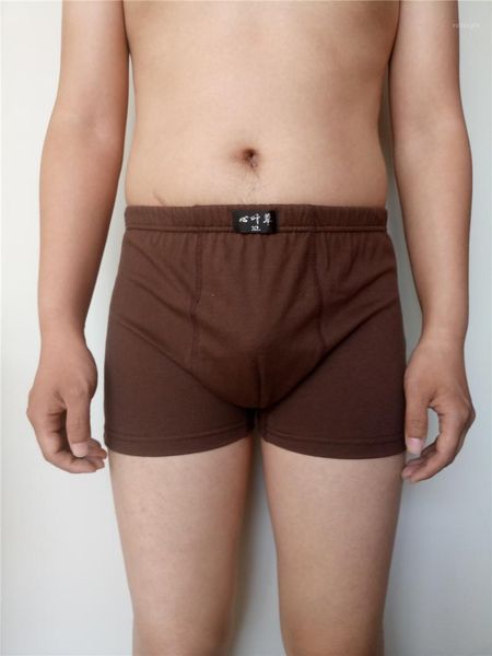 

cotton fertilizer increased male panties boxers panties comfortable breathable men's underwear shorts man boxer aw62271, Black;white