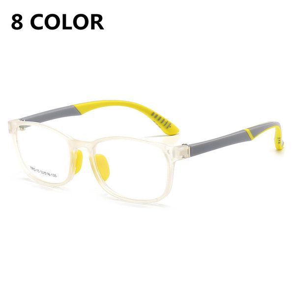 

anti blue light children glasses frame cute boy girl kids eye protection eyeglasses gaming computer ray blocking lens, White;black