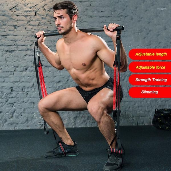 

resistance bands rubber loops trainer body workout fitness equipment home gym pull rope yoga stick muscle tension exercise bar1