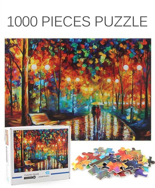 

decompression puzzle 1000 pieces of paper puzzle intelligence creative toys animation landscape and order series puzzle