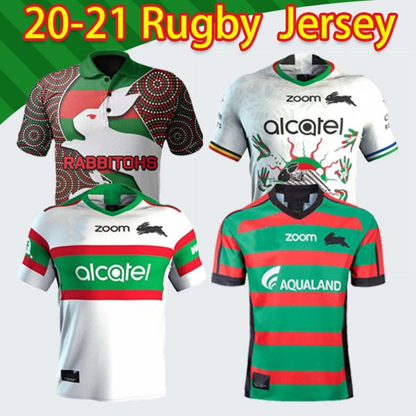 

20 201 new south sydney rabbitohs anzac indigenous rugby jersey 2020 2021 nice rugby league jerseys australia maillot de rugby shirt, Black;gray