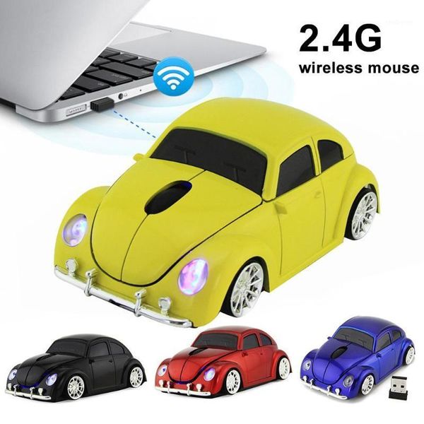 

mice car shape ergonomic 2.4ghz wireless gaming mouse with receiver for pc lapdropship1