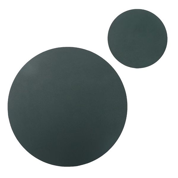 

салфетка творческая искусственная кожаная посуда pad pademat обеденный стол мат круглый водонепроницаемый термоизоляционный колодка для дома