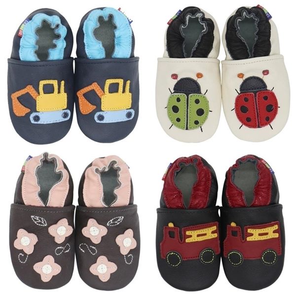 

carozoo infant shoes slippers soft leather baby boys first-walkers girl y201028