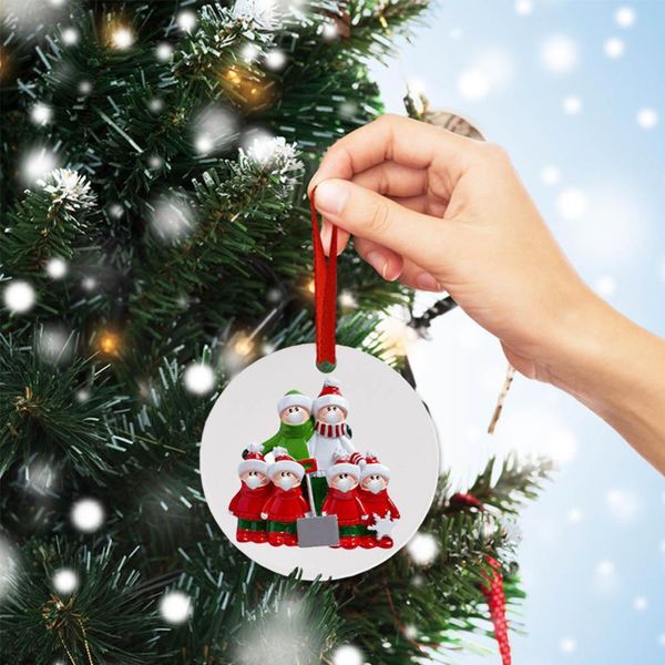 

оптовая украшения рождественской елки 2020 персонализированный семьи customized рождественские украшения kit творческий подарок для семьи sq