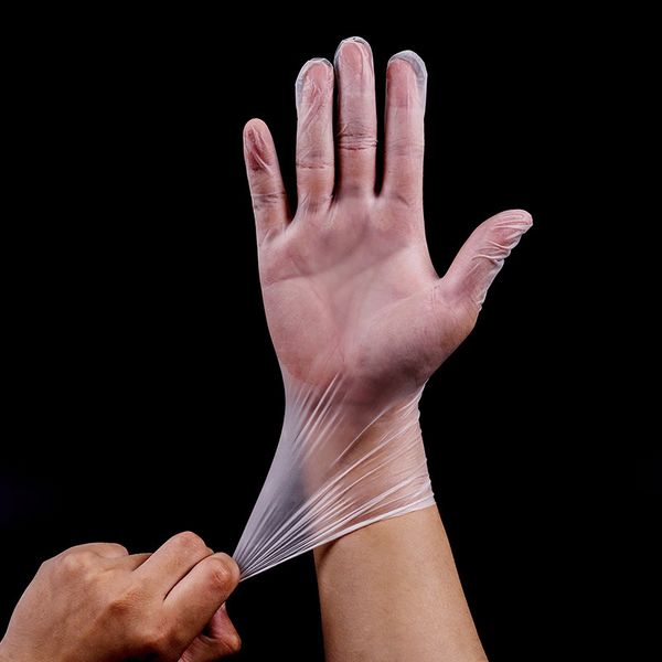 

factory25sgrubber nitrile 100 disposable powder-pvc non-slip plastic gloves