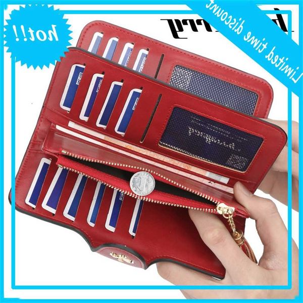 

2020 large name grave hollow out long fashion pu leather card holder wallet for women