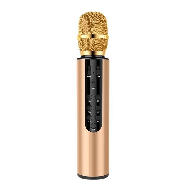 

wireless dual condenser bluetooth karaoke speaker microphone for karaoke/singing/church/speech