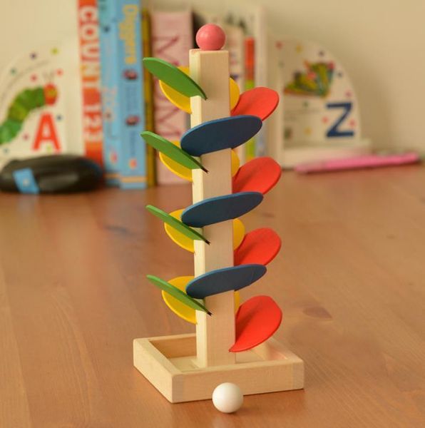 

colorful leaves wooden educational toy for sensorial children kids material montessori