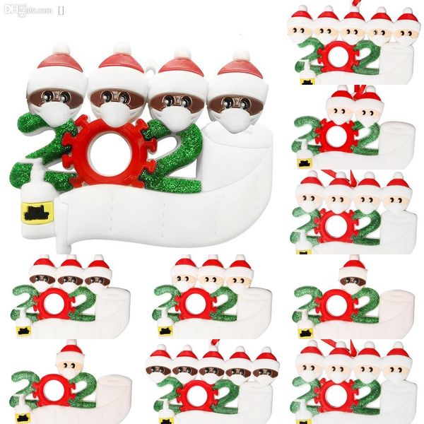 

3llfq masks ornaments creative sanitized ofwith toys personalized hand christmas survivor decorating family face qpnsf