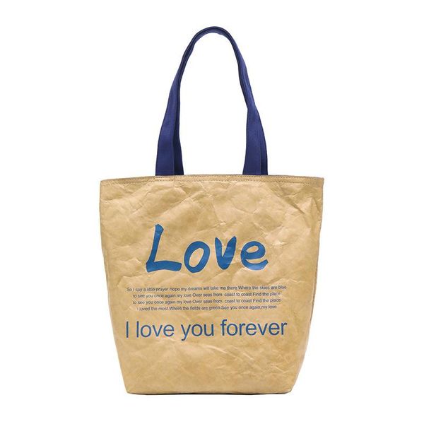 

pubgs женские сумки на ремне 2020 new крафт бумага хозяйственная сумка моющийся срывать-упорных свет окружающей среды дружба