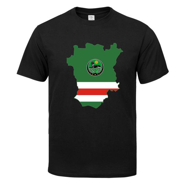 

sport chechen republic of ichkeria map men t shirts 2020 summer tees 100% cotton short sleeve i'm pretty t-shirts