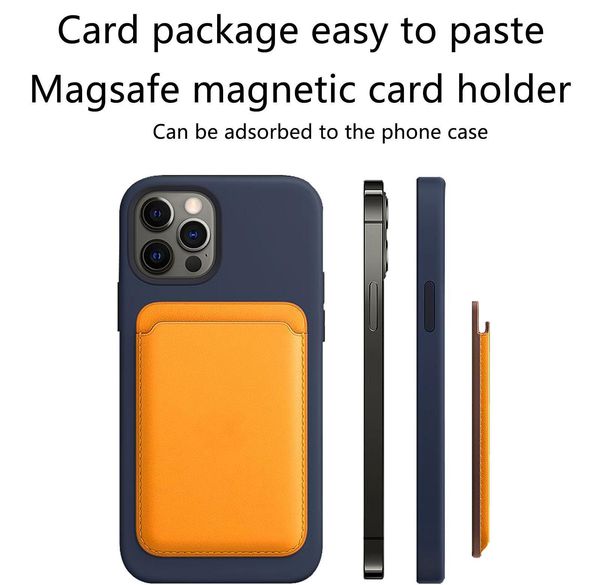 

universal phone back slot wallet card for iphone 12 pro max 12 mini case luxury leather magnetic pouch card holder pocket sqcrilz