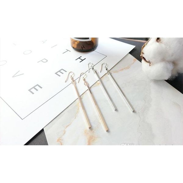 

long ears earrings long section temperament simple personality wild european and american long earrings w sqcxfu dh_seller2010, Silver