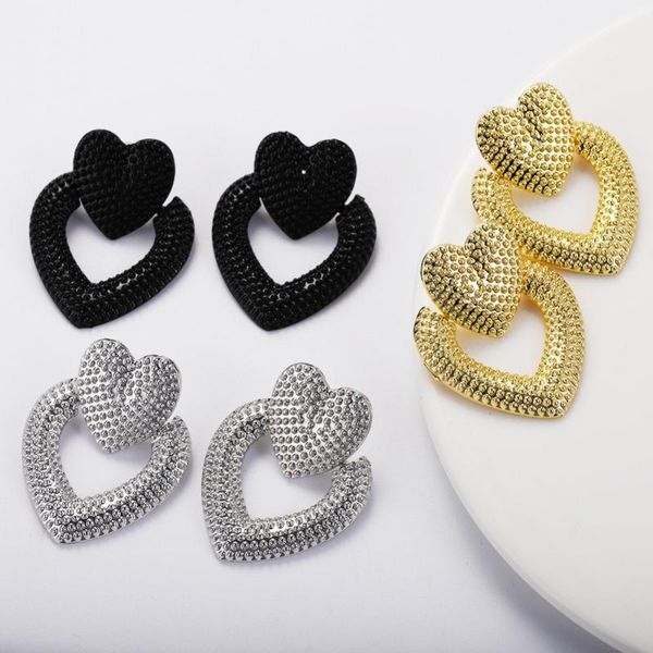 

miwens 2020 новый черный maxi падение мотаться серьги женщины геометрическая romantic смазливая себе серьга оптовые ювелирные изделия bijoux, Silver