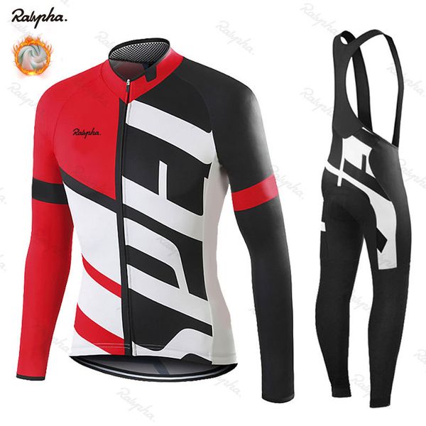 

2020 pro team winter long sleeve cycling jersey set mtb bike clothing uniform men's thermal fleece bicycle maillot ropa ciclismo c0123, Gray