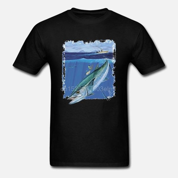

men's t-shirts direct connection kingfish fishing t-shirt1, White;black