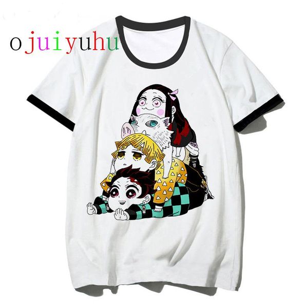 

kimetsu no yaiba demon slayer t shirt women graphic tees japanese anime tshirt harajuku kawaii streetwear punk t-shirt jllpoe