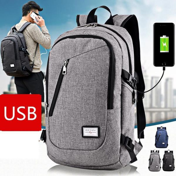 

backpack 15.6 inch multifunction waterproof usb lapmen for bag school male notebook anti theft travel pack 20211