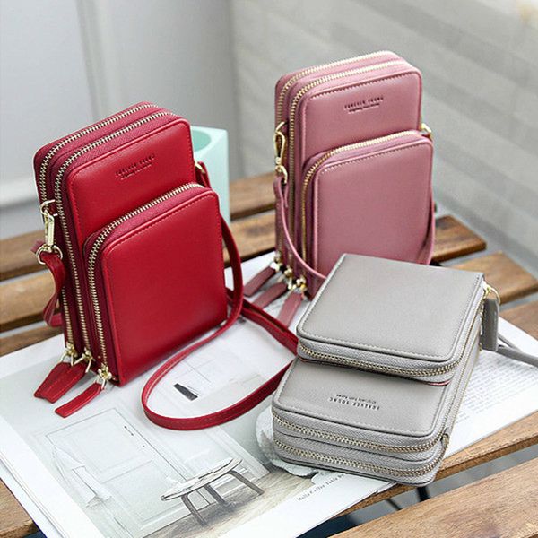 

2020 mode crossbody multifunction shoulder mobile use daily card holder bag for wallet colored woman e0ot