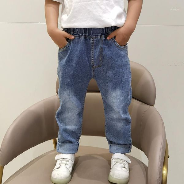 Kot Diimuu 3-11 Yıl Çocuklar Pantolon Giyim Erkek Çocuk Denim Pantolon Sonbahar Erkek Bebek Uzun Genç