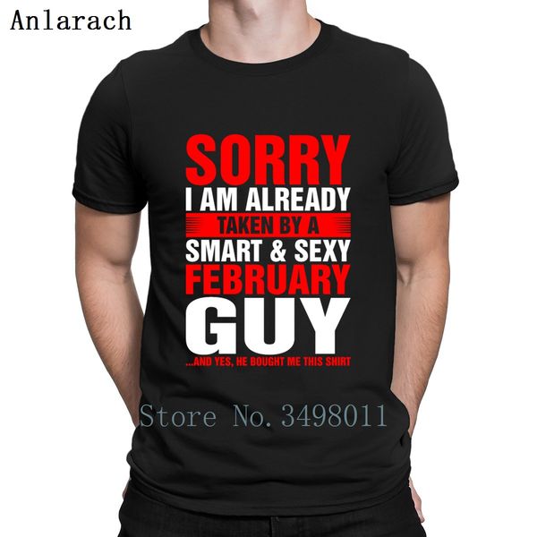 

smart and february guy t shirt custom family interesting breathable summer birthday gift pictures shirt sport hooded sweatshirt hoodie