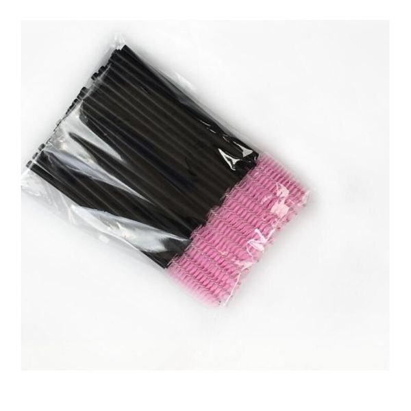 

1000pcs factory direct disposable hollow rod mascara brush eyelash curler eyelash comb makeup brush 1000pcs qylzhw