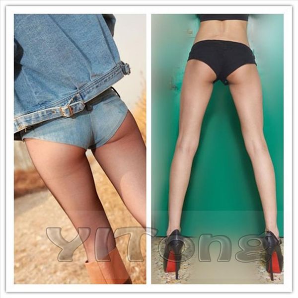 

plus big size low waist mini denim shorts low rise waist erotic disco dance skinny micro short club wear fx34 39, Blue