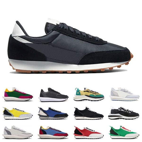 

discount ldv ld waffl running shoes for women men undercover black with paris green gusto womens mens outdoor sports shoes 36-45