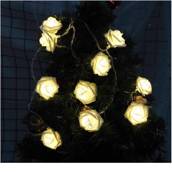 

rose flower string lights 1.5 meter battery operated string romc flower rose fairy light lamp outdoor for wedding v bbyacy