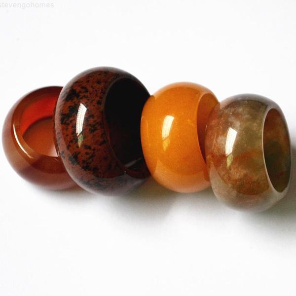 

women jewelry natural rings stone for smooth men ring, Silver